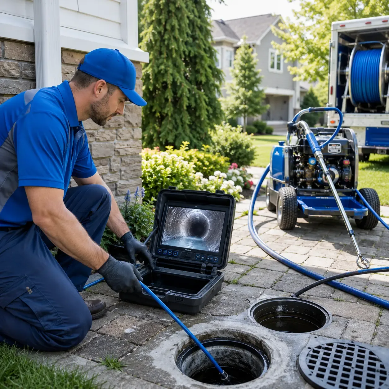 Outdoor drain cleaning professionals serving Greene, NY